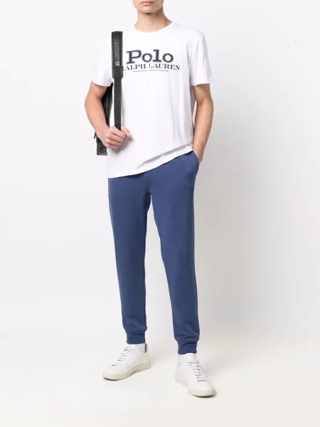 Bluza z kapturem Polo Ralph Lauren niebieska