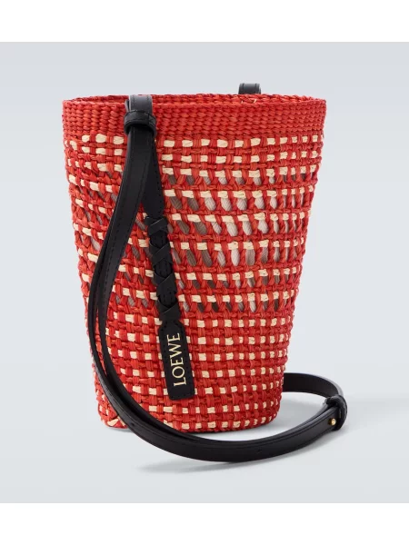 Geantă Loewe din piele portocaliu