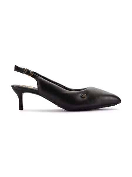 Pantofi cu toc Clarks Originals din piele negru