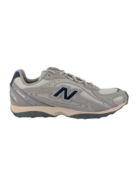 Sneakersy New Balance skórzane na siłownię szare