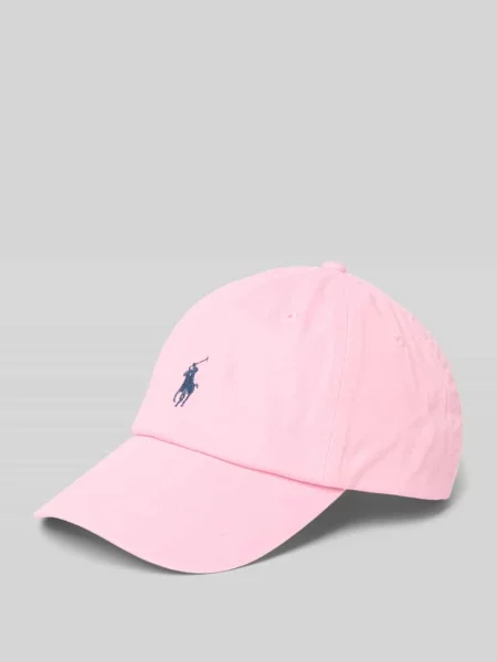 Polo Ralph Lauren czapka z daszkiem Kobiety jednolity ONE SIZE różowy