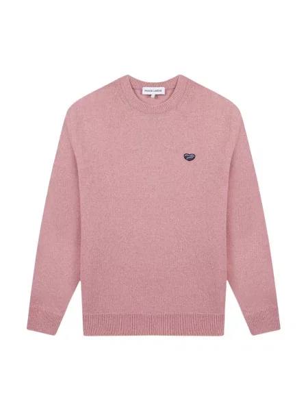 Sweter Maison Labiche wełniany różowy