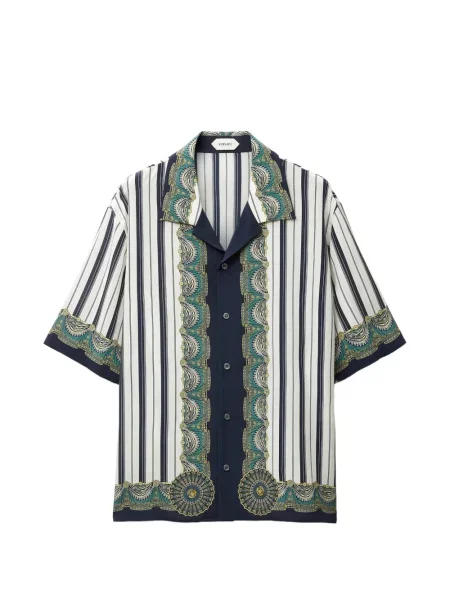 Cămașă Versace de mătase alb