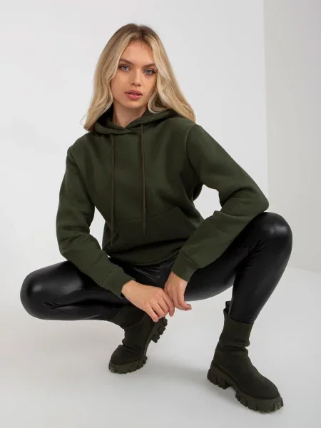 Mikina Fashionhunters khaki