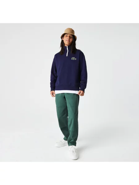 Bluza rozpinana Lacoste granatowa