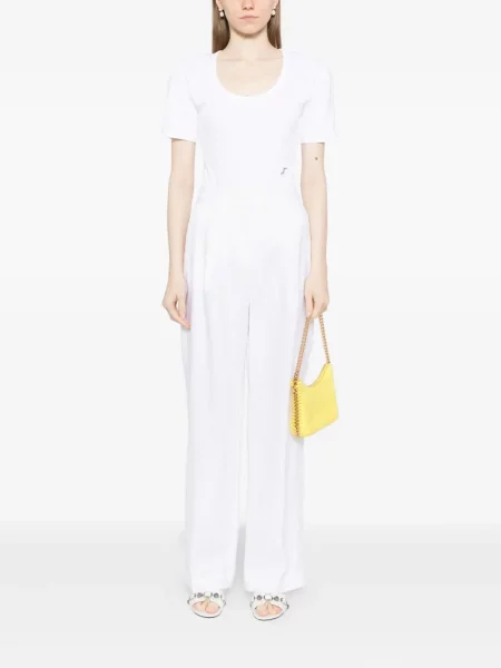 Pantaloni Reformation alb