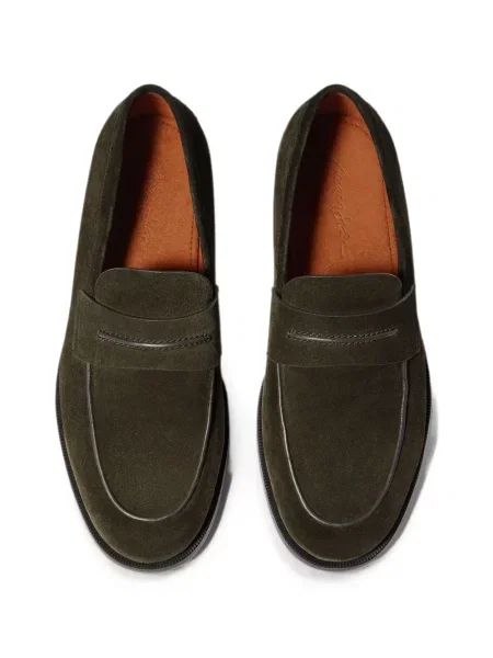 Szarvasbőr loafer Zegna zöld