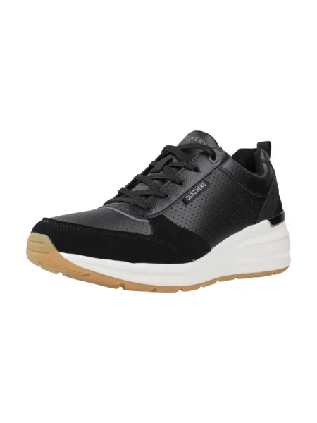 Skechers Buty Kobieta 40 EU Sneakers z Dyskretnymi Plamami czarny