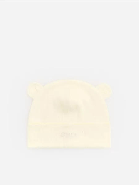 Reserved Čiapka beanie s uškami krémová