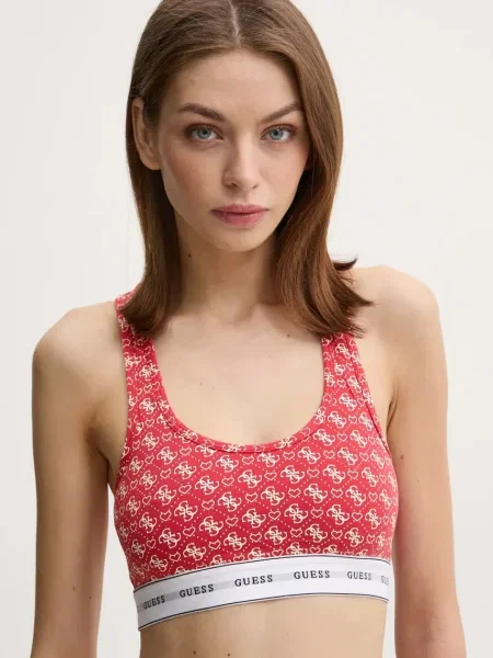 Сутиен Guess CARRIE с десен червено
