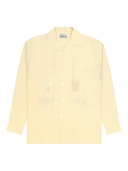 Риза Wacko Maria бродирана жълто