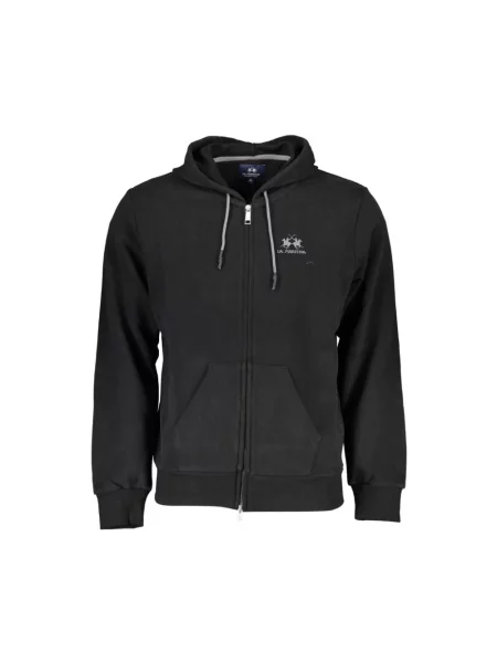 Bluza z kapturem La Martina czarna
