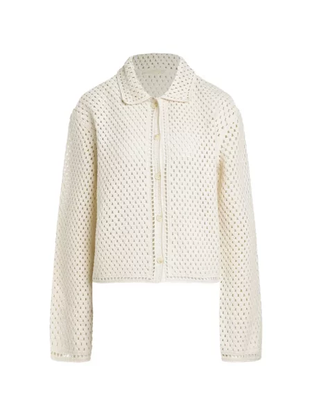 Cardigan 12 Storeez tricotate alb