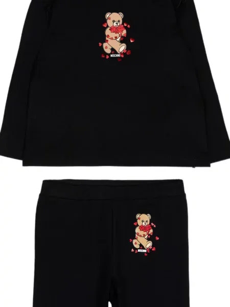 Komplet dresowy dziecięcy Moschino czarny