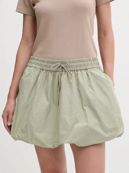 HUGO Blue fustă gogoșar din albastru