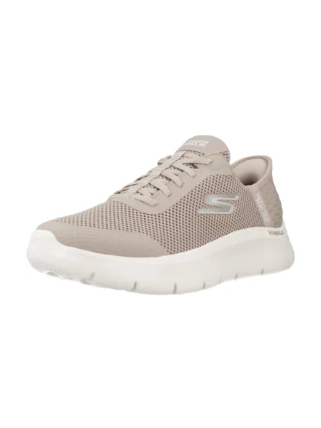 Sneakersy Skechers casual brązowe
