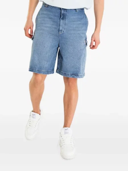 Pantaloni scurți din denim Flâneur albastru