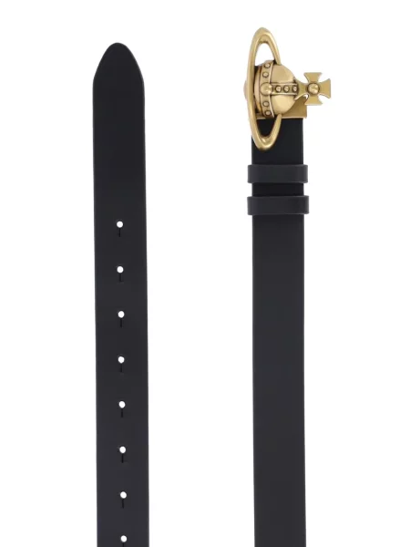 Curea Vivienne Westwood cu cataramă negru