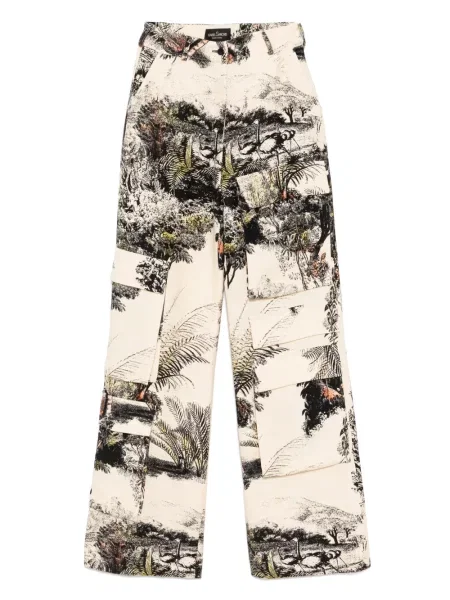 Spodnie cargo Isabel Sanchis z nadrukiem