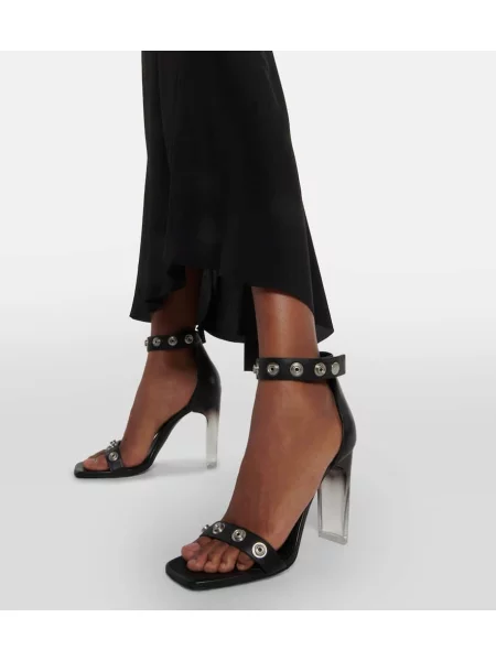 Sandale Rick Owens din piele negru