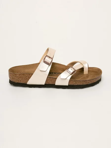 Papuci Birkenstock alb