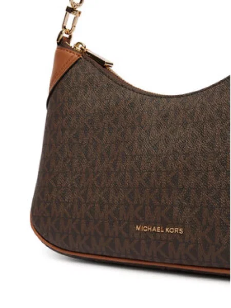 MICHAEL Michael Kors Kabelka na rameno / koňaková / čierna hnedá