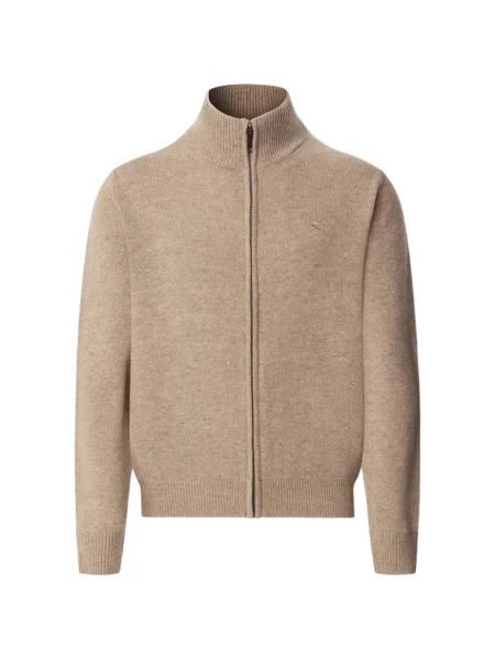 Cardigan Hackett tricotate cu nervuri