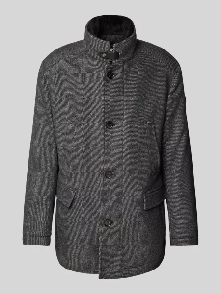 Płaszcz wełniany ze stójką model ‘Gary’ Joop! Collection