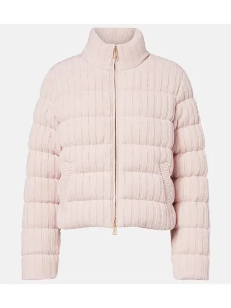 Cardigan Moncler de lână roz