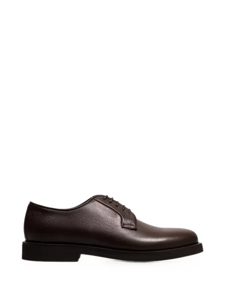 Pantofi derby Peserico din piele maro