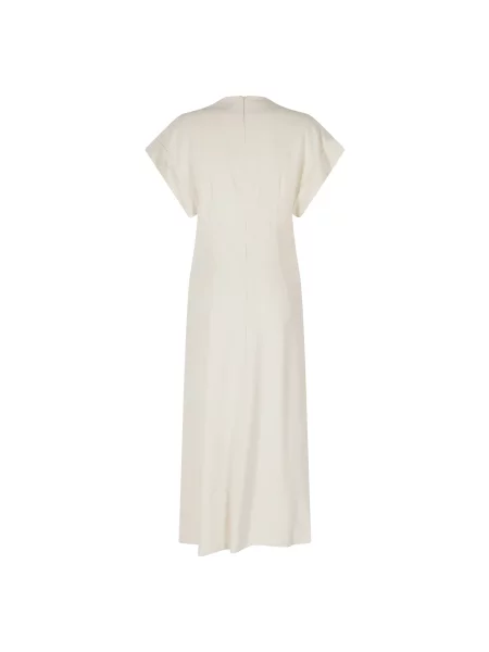Sukienka midi Alberta Ferretti beżowa
