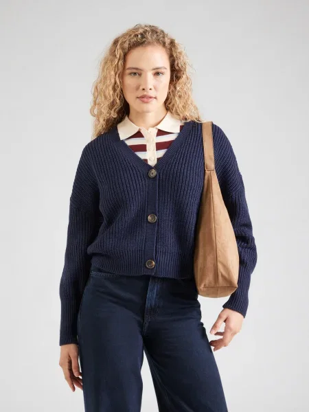 VERO MODA Geacă tricotată VMLEA bleumarin