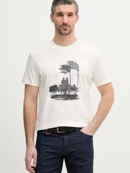 JOOP! Jeans Tricou JJJ-Lanakila Écru bej
