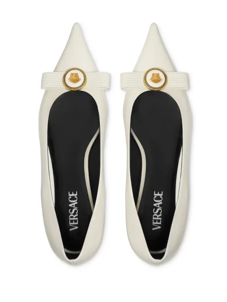 Balerini Versace din piele