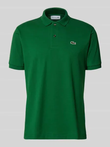 Koszulka polo o kroju regular fit z czystej bawełny model CORE' Lacoste zielona