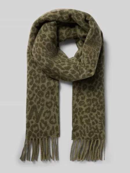 Szal z frędzlami model Lala Scarf 5' Lala Berlin