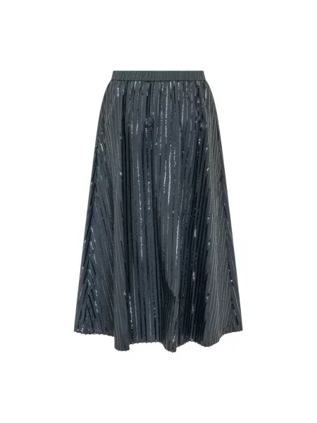 Spódnica midi Weekend Max Mara niebieska