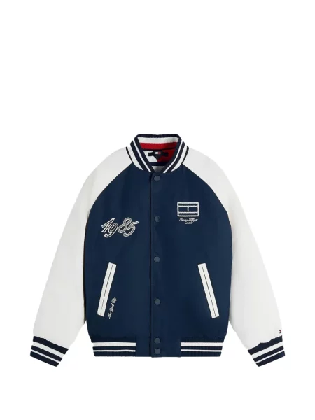 Dětska bomber bunda Tommy Hilfiger modrá