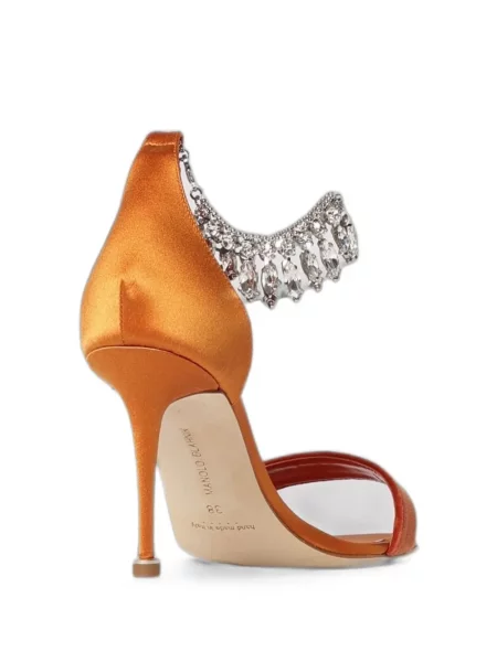 Sandale Manolo Blahnik portocaliu