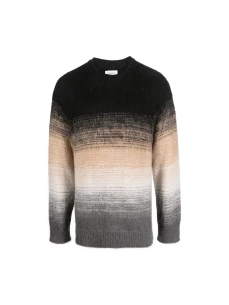 Sweter Laneus wełniany czarny