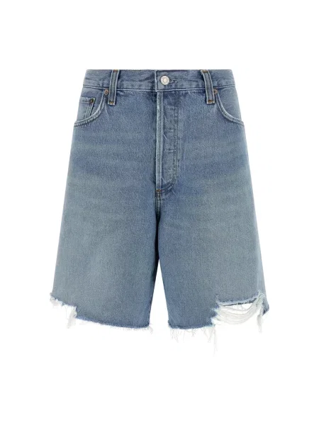 Bermudy Agolde niebieskie