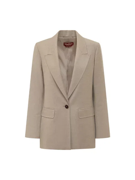 Marynarka Max Mara Studio wełniana beżowa