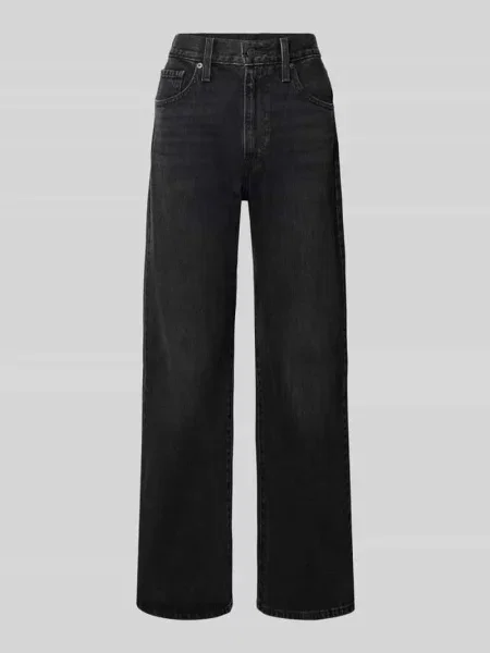 Jeansy o luźnym kroju z czystej bawełny model CINCH' Levi's czarne
