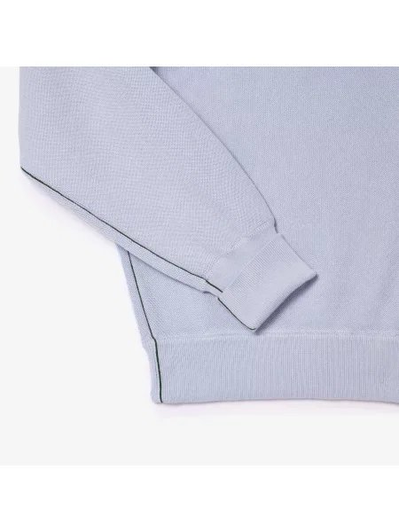 Свитер Lacoste с круглым вырезом голубой