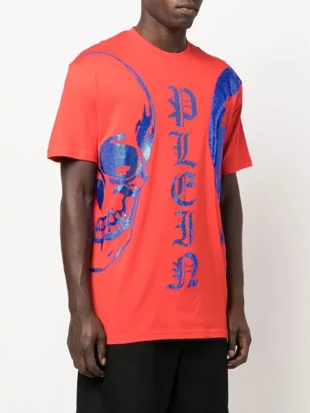 Krátké tričko Philipp Plein červené