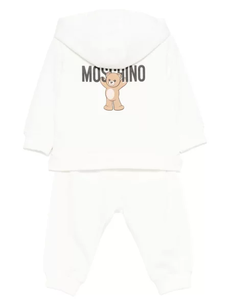Komplet dresowy dziecięcy Moschino biały