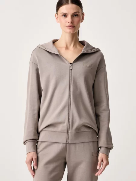 Emporio Armani trenirka z bombažem bež