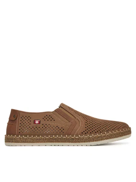 Espadrile Rieker rjava