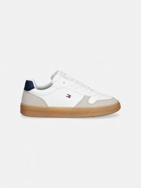 Tommy Hilfiger sneakers pentru copii alb