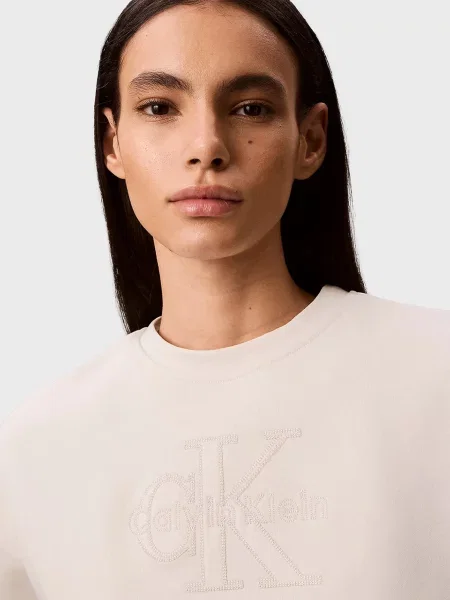 Дитячий світшот Calvin Klein Jeans білий
